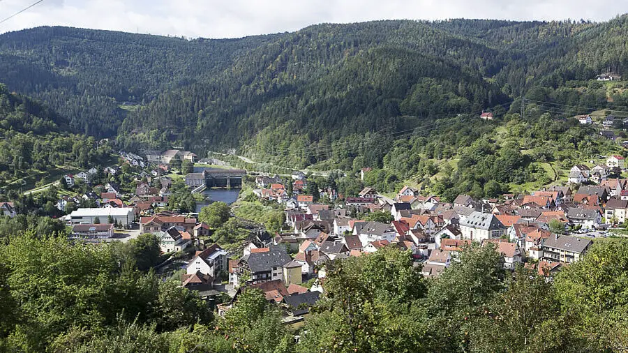 Blick auf Forbach