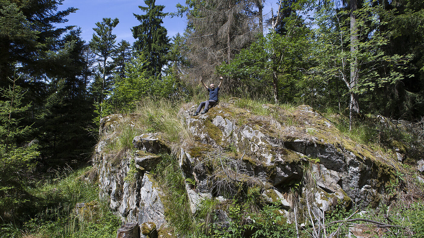 Wanderung auf dem Rappenfelsensteig