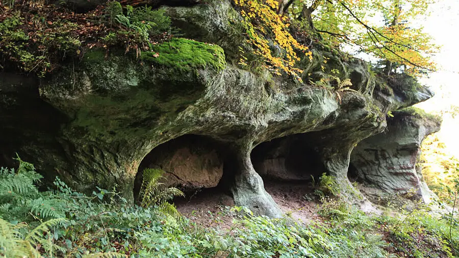 Teufelskammern auf dem Weg zur Teufelsmühle