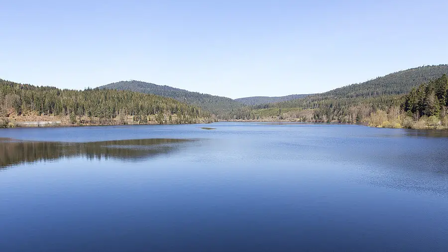 Blick über den Stausee