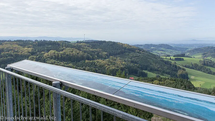 Panoramatafel Hünersedel-Turm