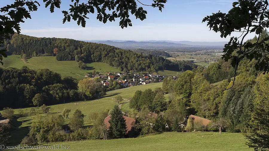 Ausblick vom Silbersteig Suggental